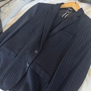 Men’s Pinstripe Express Suit
